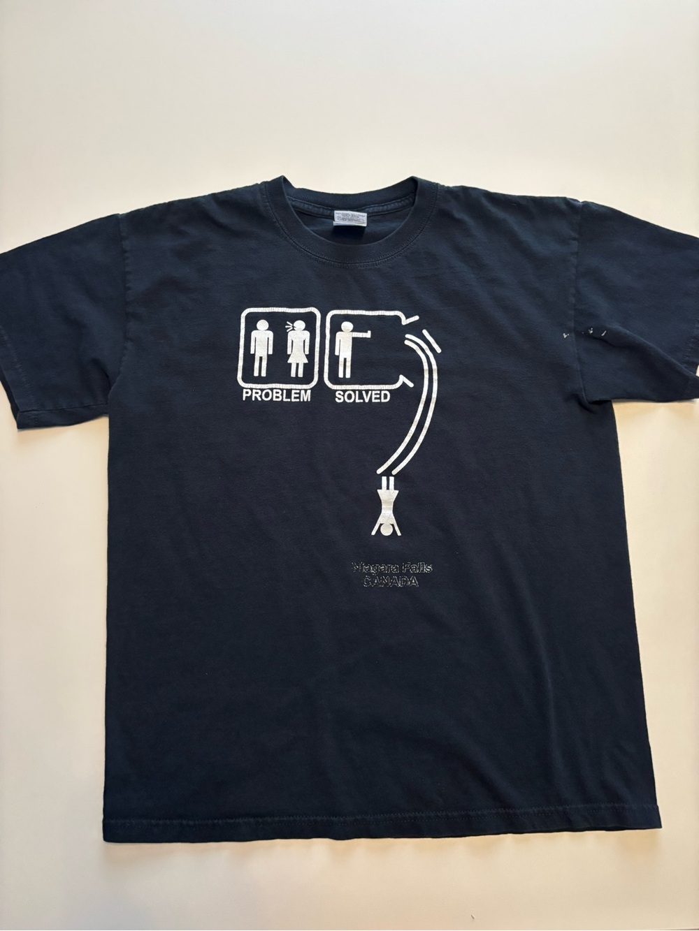 Y2K problem solved funny Niagara Falls shirt